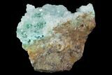 Quartz on Chrysocolla & Malachite - Peru #98099-1